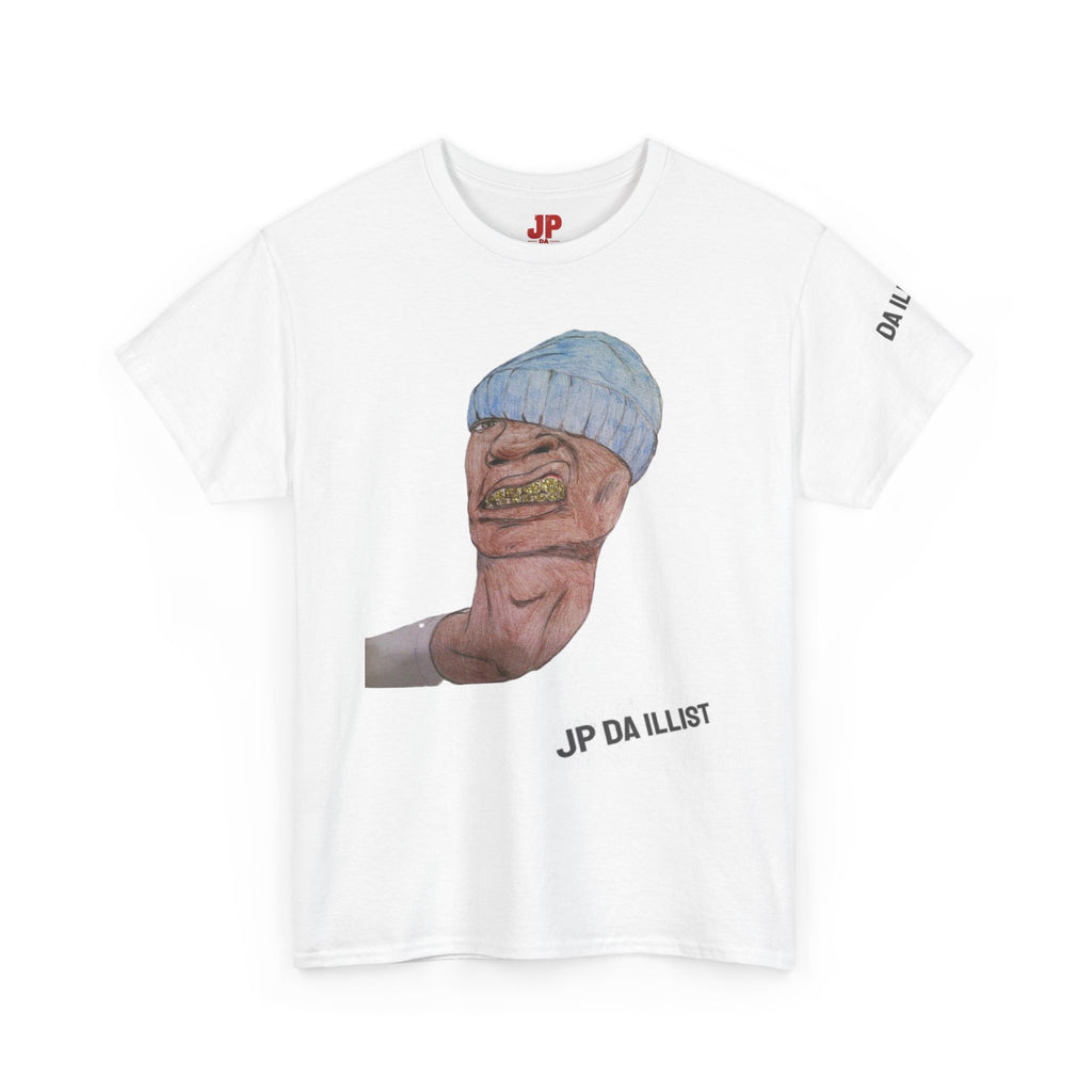Graphic Tee — Gold Grill Beanie Monster Illustration