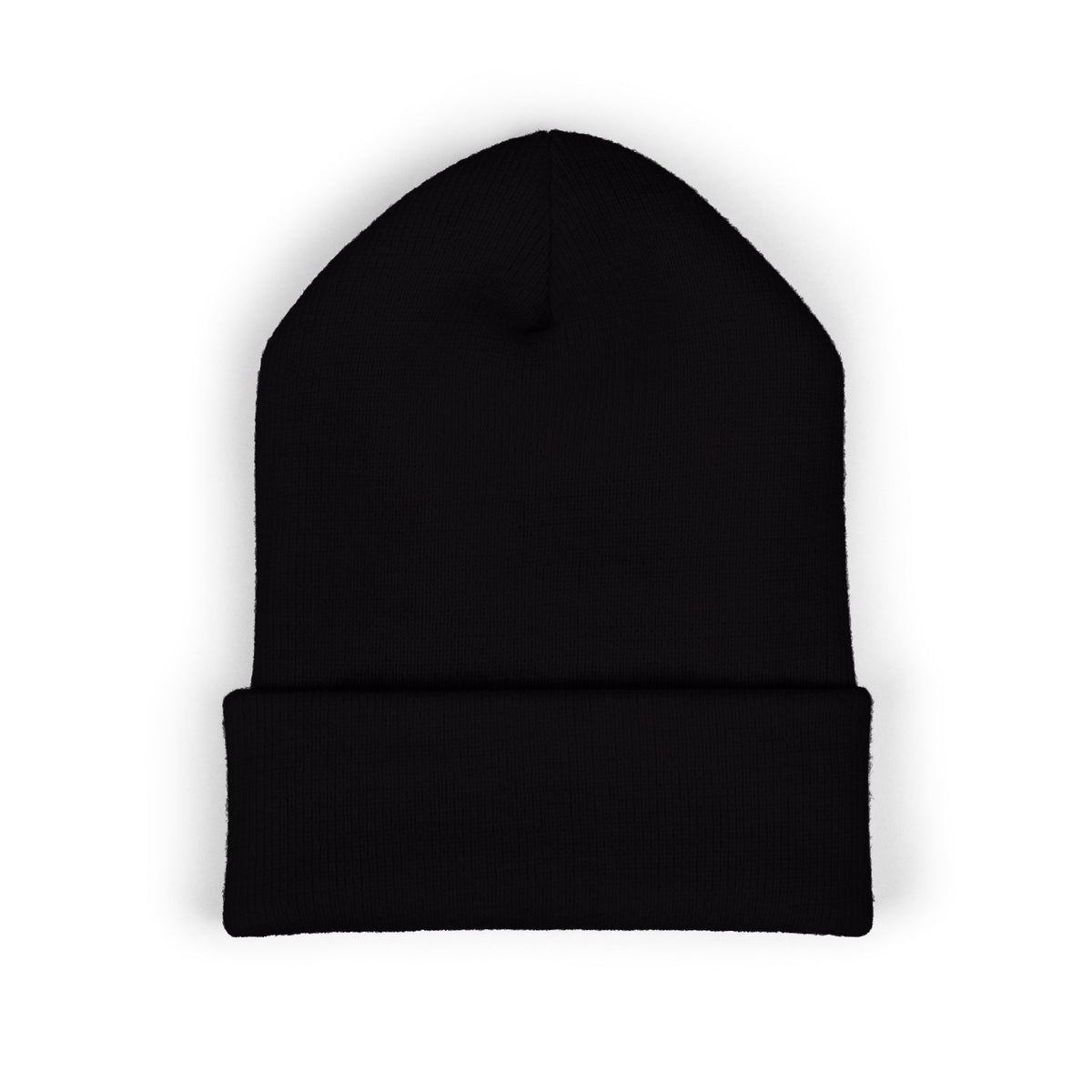 JP Da iLList Embroidered Cuffed Beanie — Classic Black Knit Winter Hat